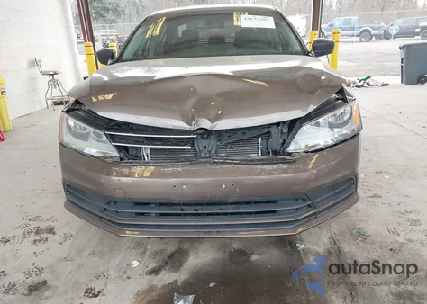 2015 Volkswagen Jetta 2.0L S из США, поврежденный, VIN 3VW1K7AJ9FM426495